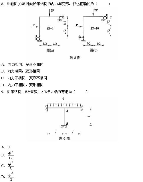 全国2010年4月高等结构力学(一)自考试题